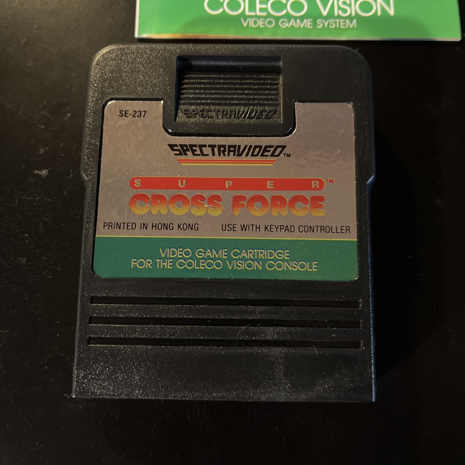 SUPER CROSS FORCE (COLECOVISION Coleco) Spectravision – 🔥 CIB W Manual Rare!!!