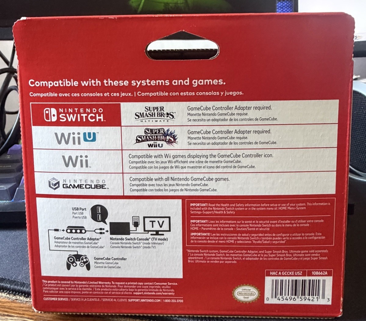 Nintendo GameCube Controller Super Smash Bros. Ultimate Edition