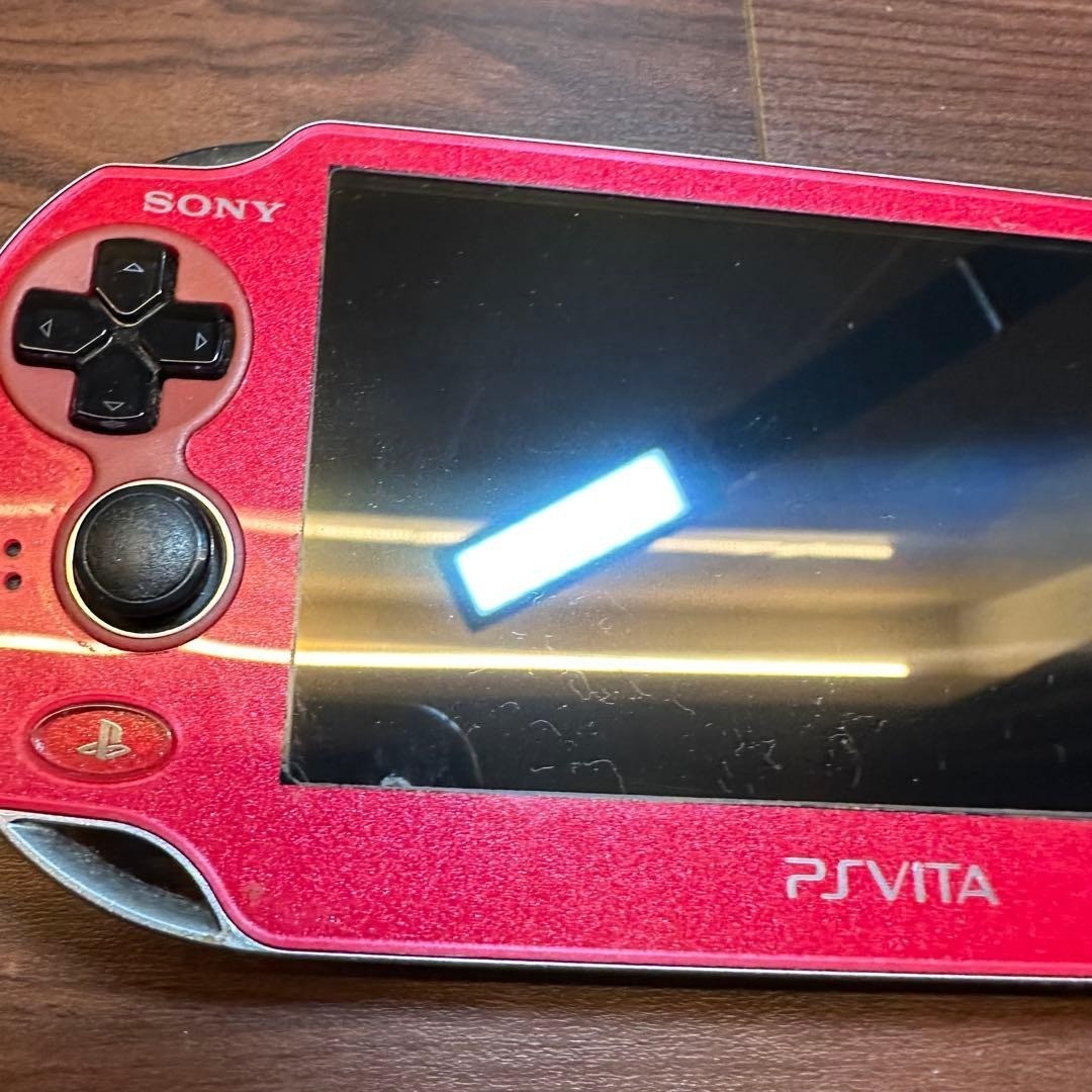 PSVita 1000 Console Cosmic Red 5722 From Japan