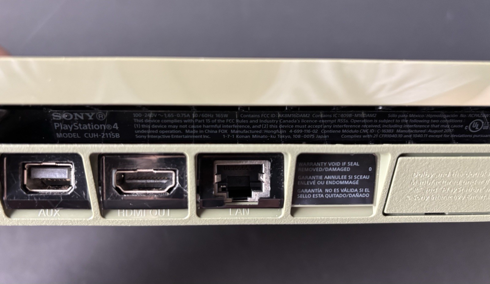 PS4 Slim Call of Duty WWII LE 1TB Green Camo Camouflage Tested with Games