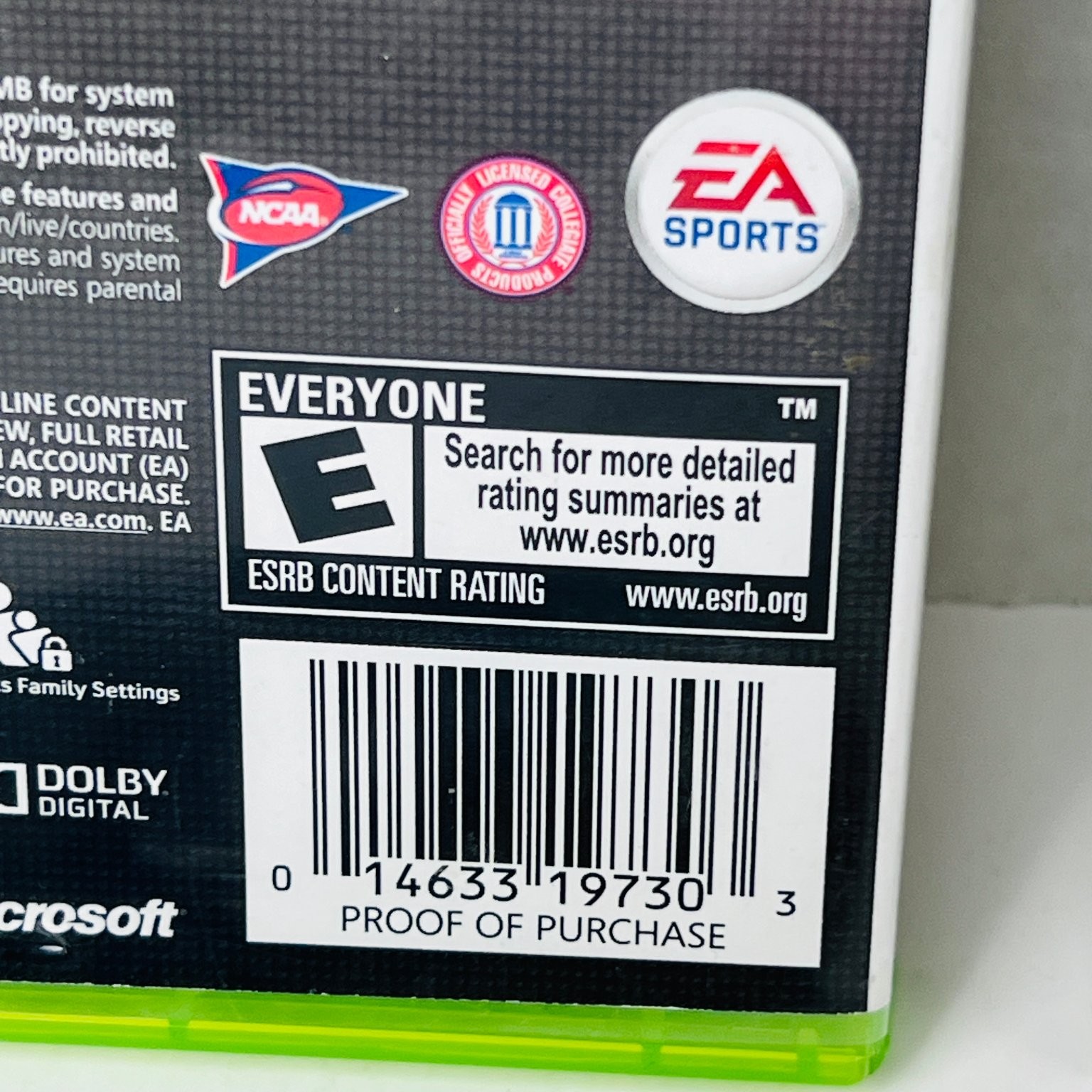 NCAA Football 13 Xbox 360 Video Game EA Sports With Manual