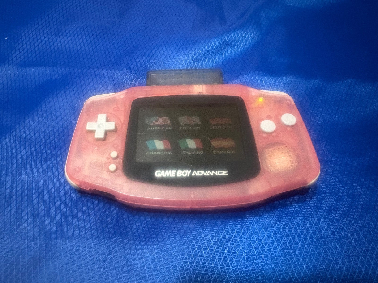 Nintendo Game Boy Advance Handheld System AGB-001 Fuschia Pink