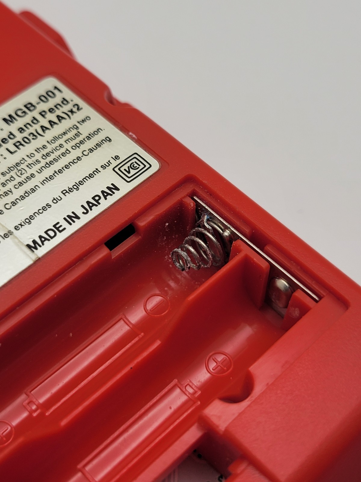 AS IS-Game Boy Pocket Console (MGB-001 / Red) GameBoy – With Case – Read