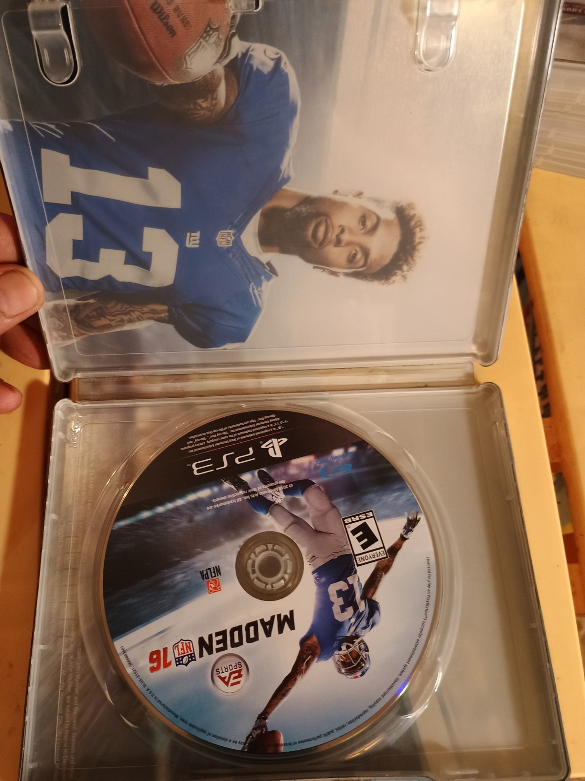 EA Sports Madden NFL 16 PlayStation 3 2015 Sports American Football E