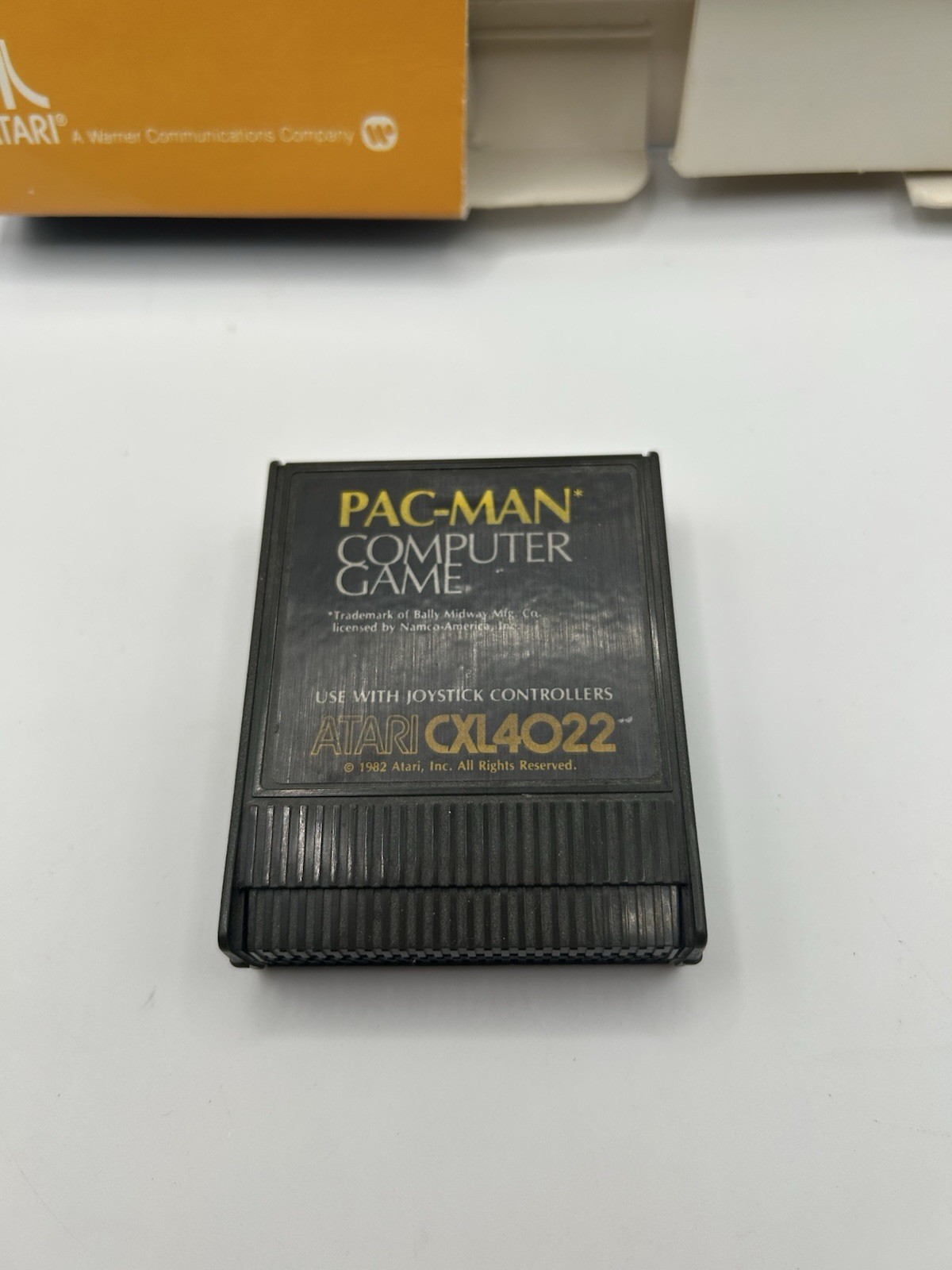 Atari 400/800 Pacman Box And Cartridge Tested