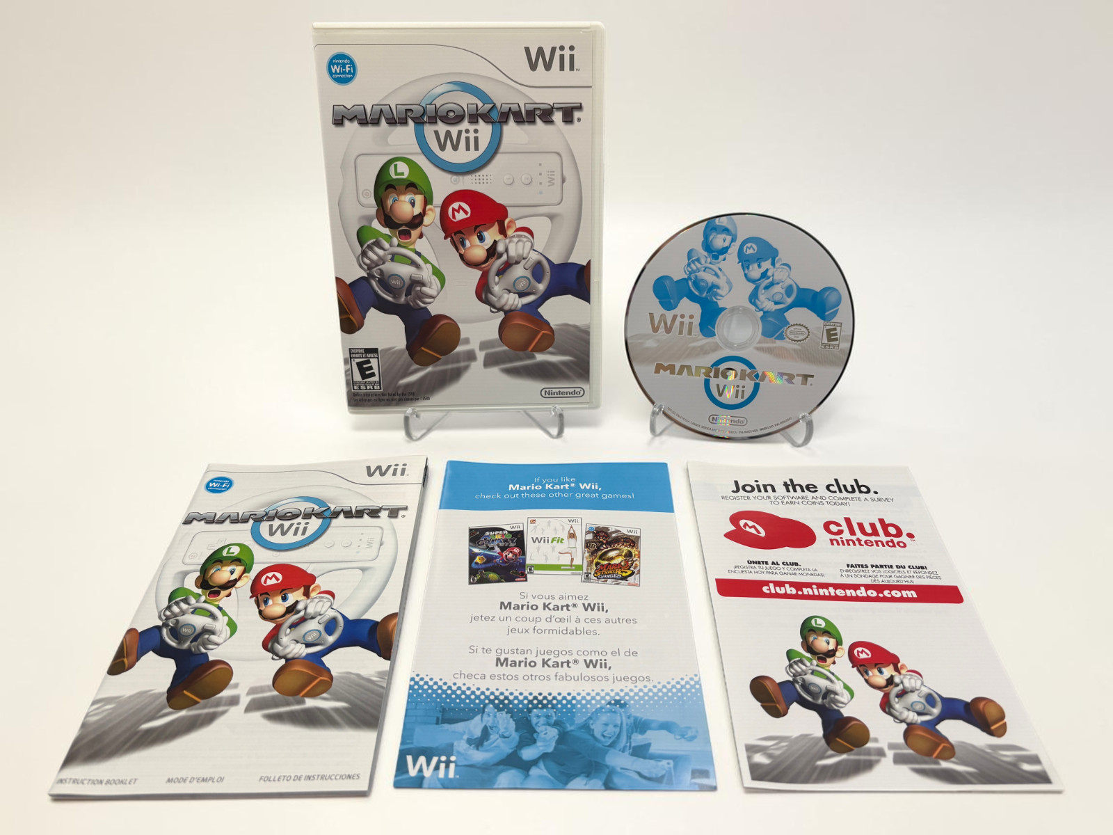 Mario Kart Wii – Nintendo Wii – CIB Complete w/ Manual – Tested Pristine