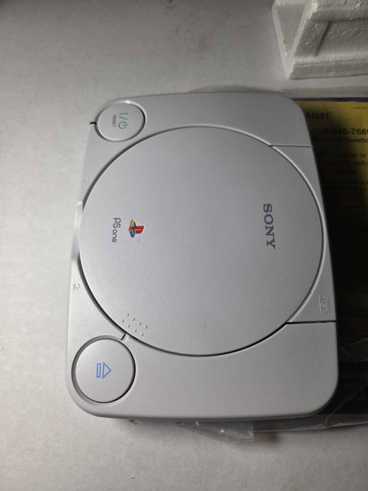 Sony PSOne Video Game Console – White (SCPH-101/94015) In box / US Seller