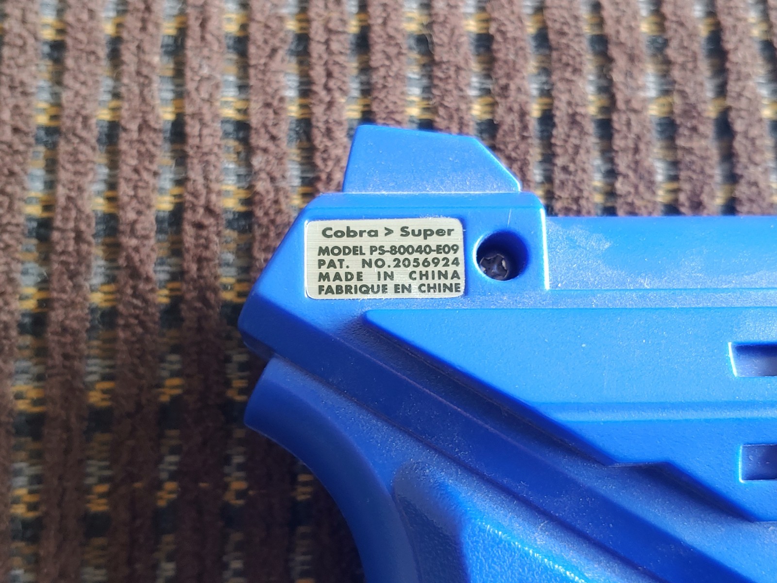 Nyko Super Cobra Blue Light Gun For Playstation 1 PS1/PS2 – Tested and Working