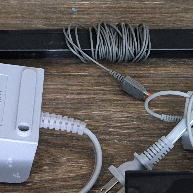 Nintendo Wii U 32GB Black Console w/ GamePad Cables