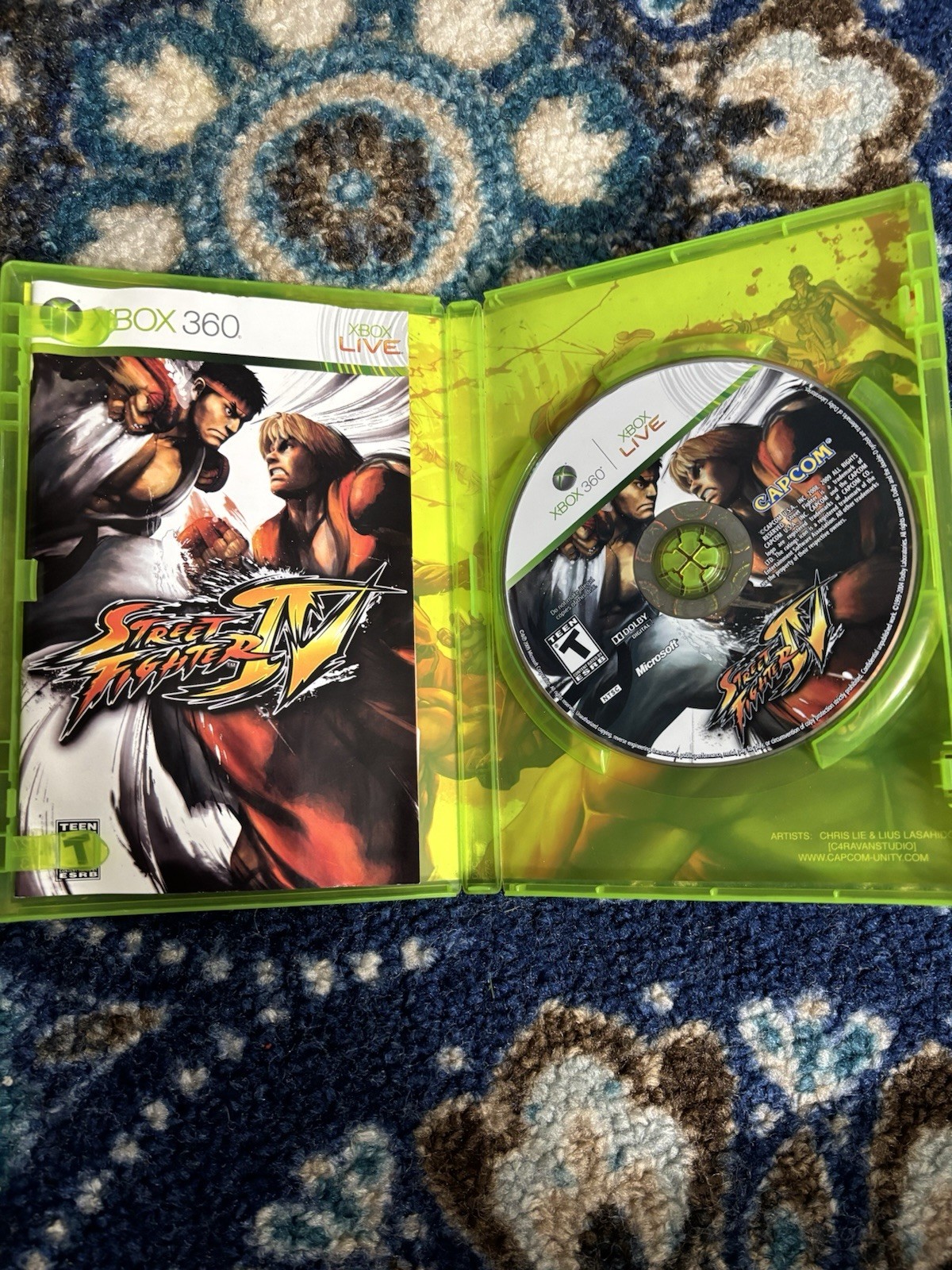 Capcom Street Fighter IV Xbox 360 Multiplayer Online T NTSC-U/C Street Fighter