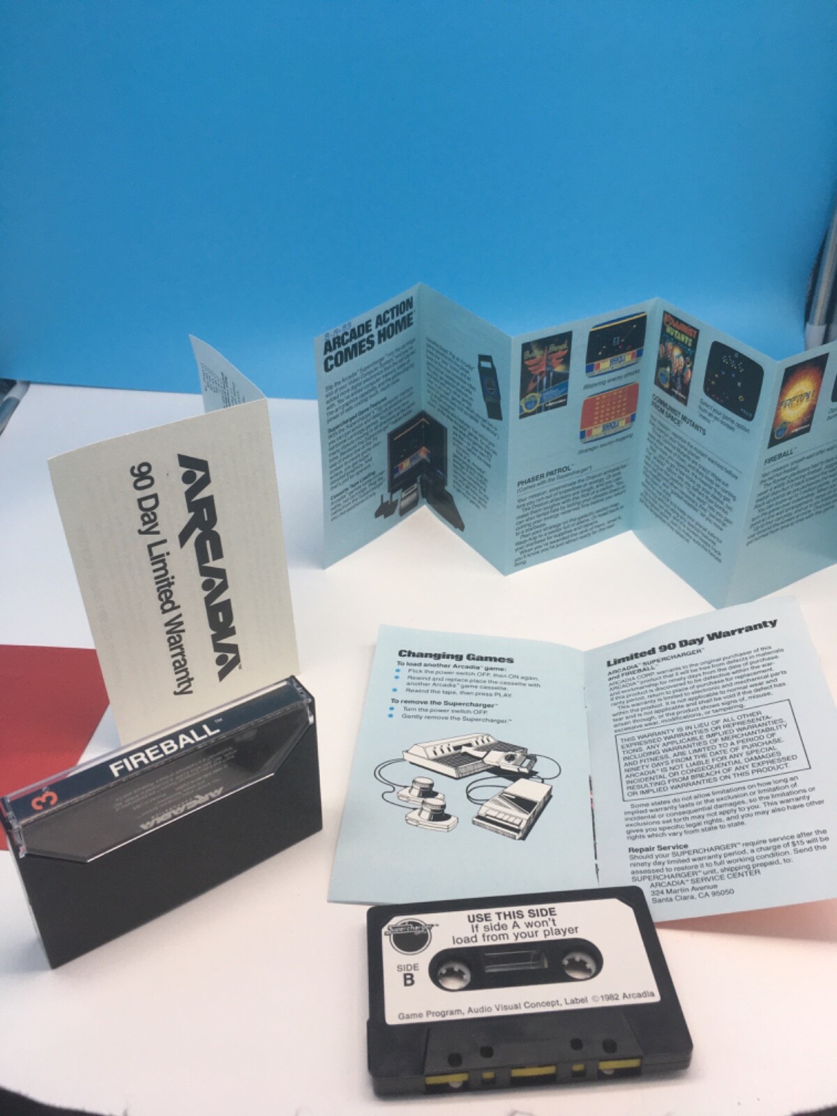 Atari Supercharger Cassette Fireball Untested