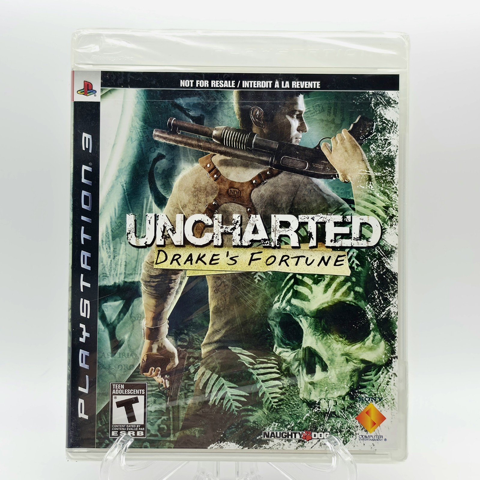 Uncharted: Drake’s Fortune PlayStation 3 Not For Resale Black Label New PS3