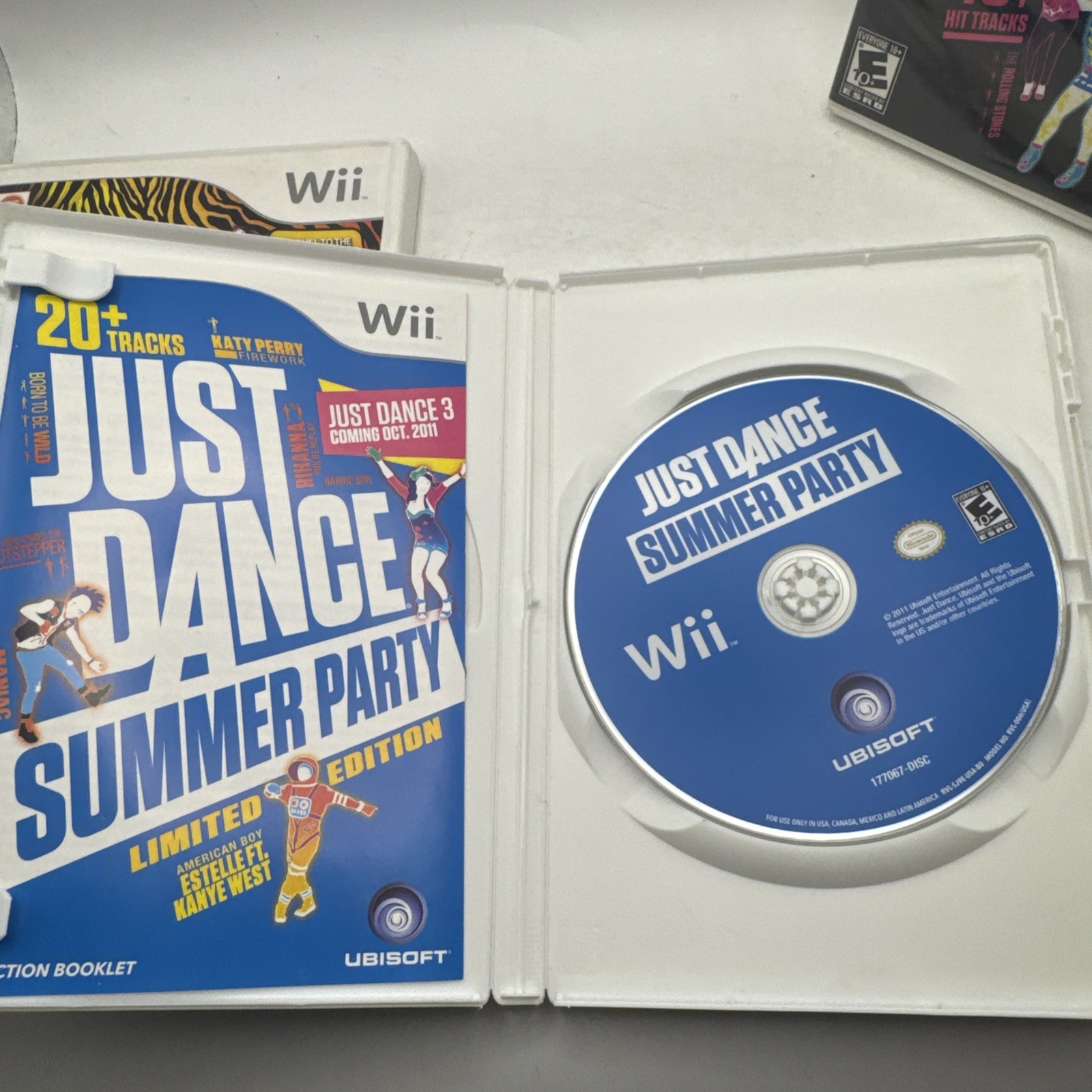 Just Dance 2 4 Summer Party Lot Set Pack Nintendo Wii Video Game Ubisoft Rare