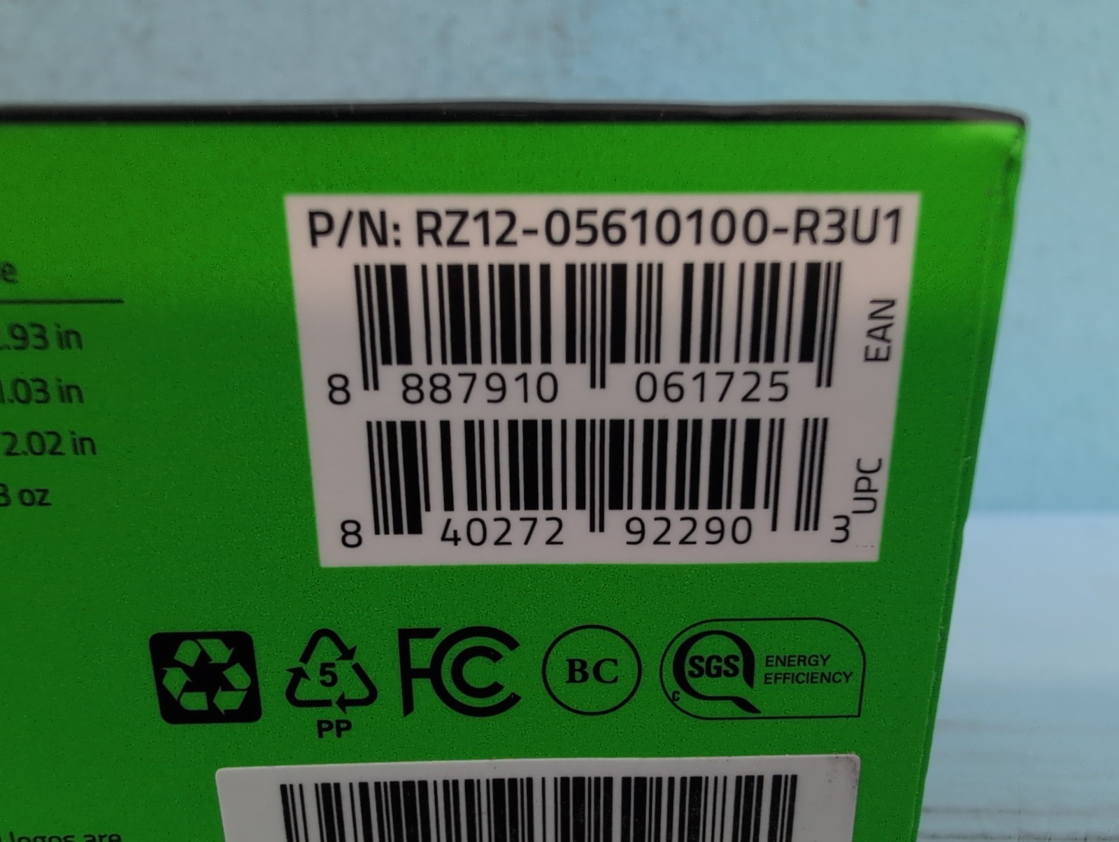 Razer Hammerhead V3 HyperSpeed Wireless Multi-Platform ANC Gaming Earbuds Sealed