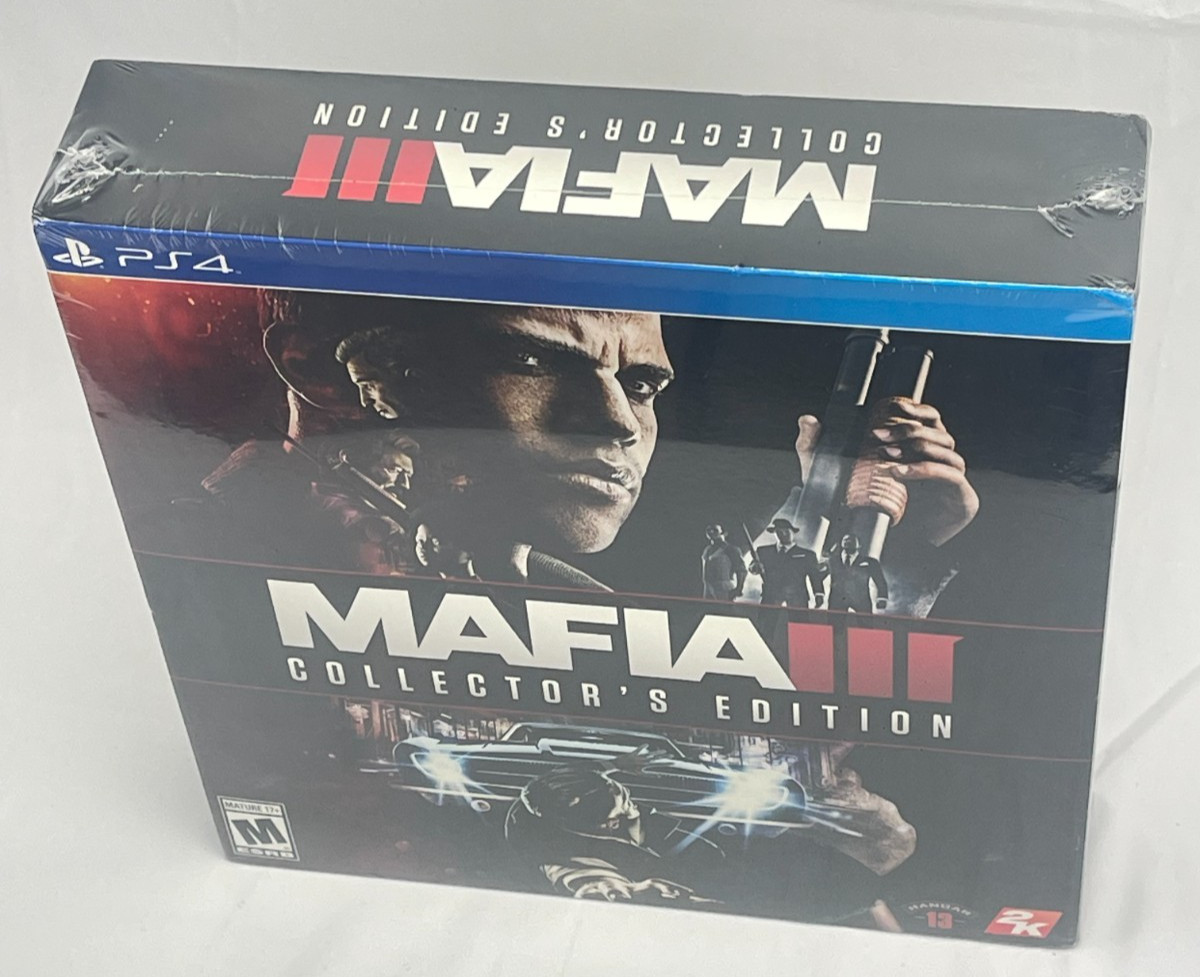 Mafia III Collector’s Edition Sony PlayStation 4, 2016 Brand New Sealed for PS4