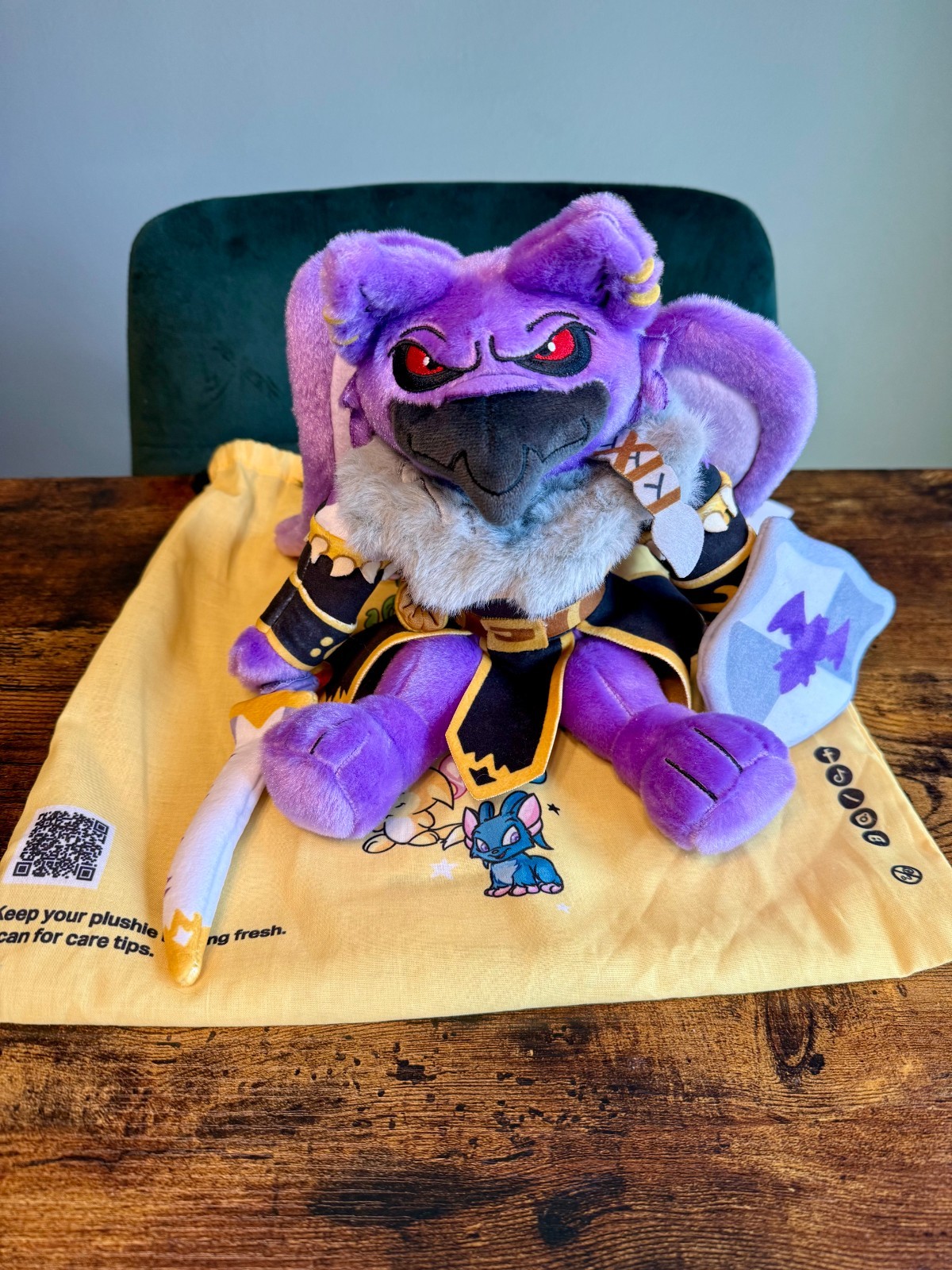 Makeship Neopets Lord Kass Plush With Code LE 1111 BNWT