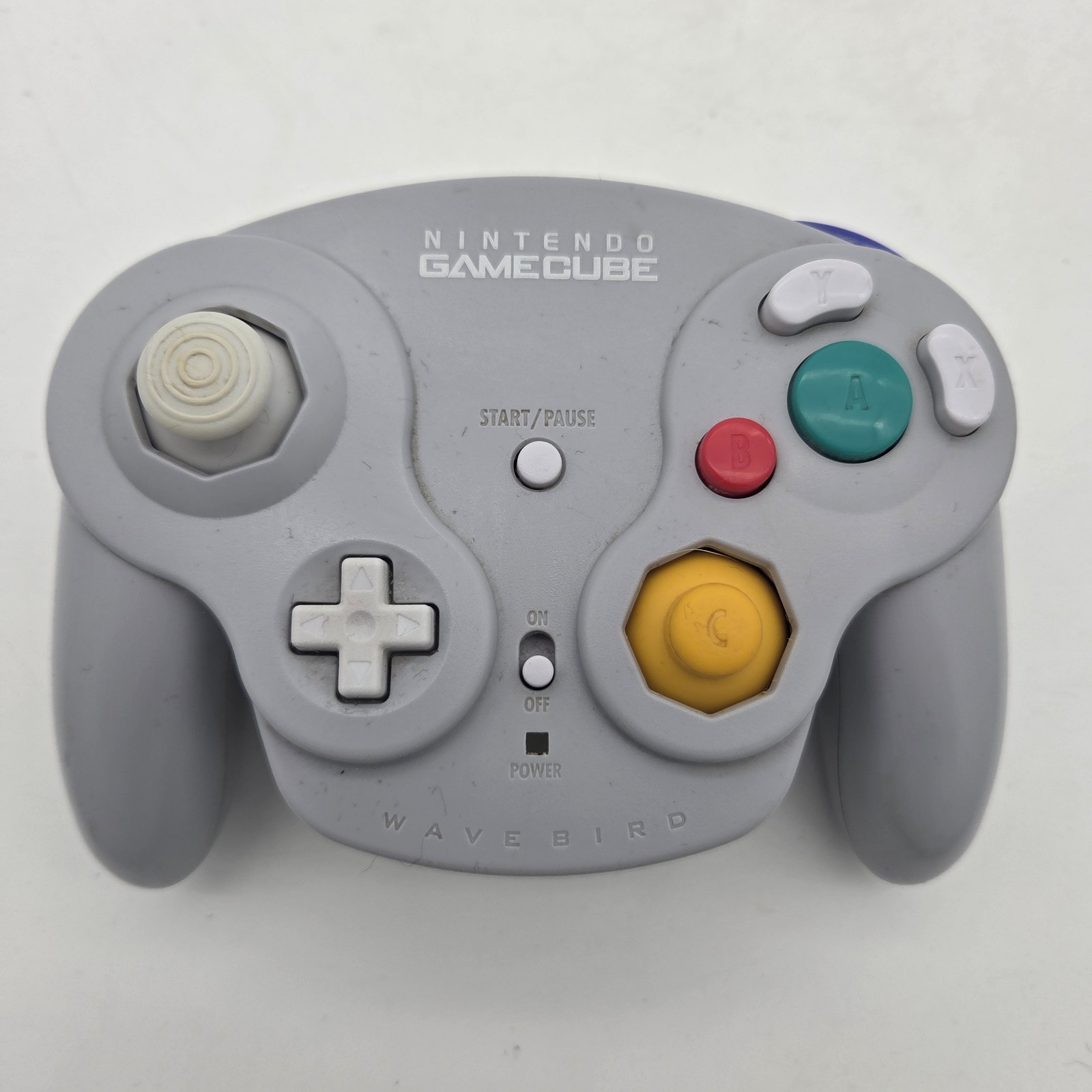 Nintendo Gamecube GC Wavebird Controller Gray NO DONGLE Lot Of 2 – Tested