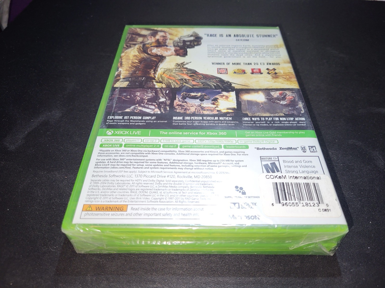 Xbox Greatest Hits 2 Pack Fallout 3 GOTY Edition/Rage Xbox 360/One NEW SEALED