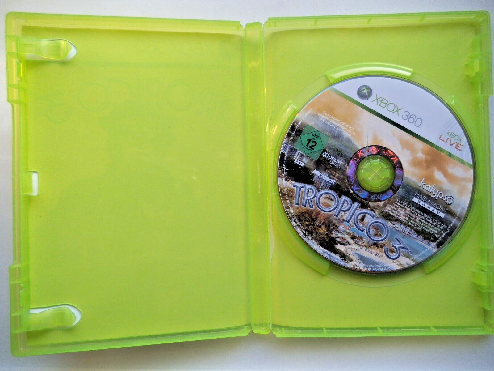 TROPICO 3 (Microsoft XBOX 360) original packaging without manual