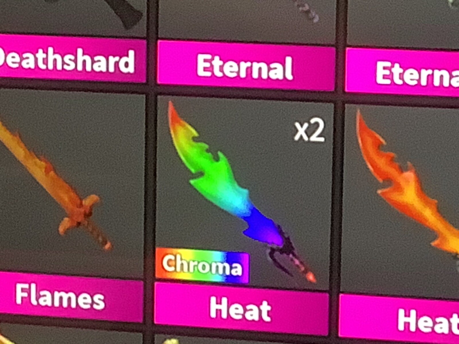 Roblox Murder Mystery 2 MM2 All Chroma Godly Knives Guns Pets *FAST DELIVERY*