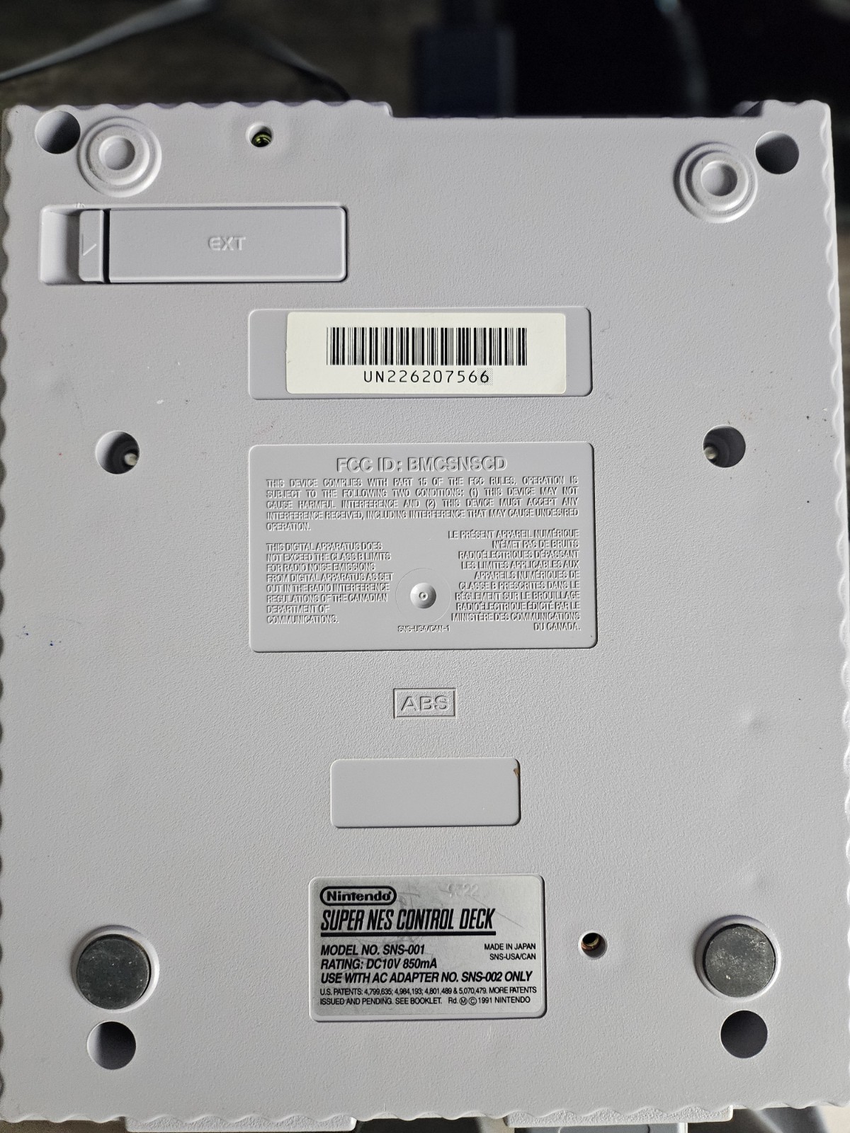Super Nintendo SNES Bundle with Super Mario All-stars Game