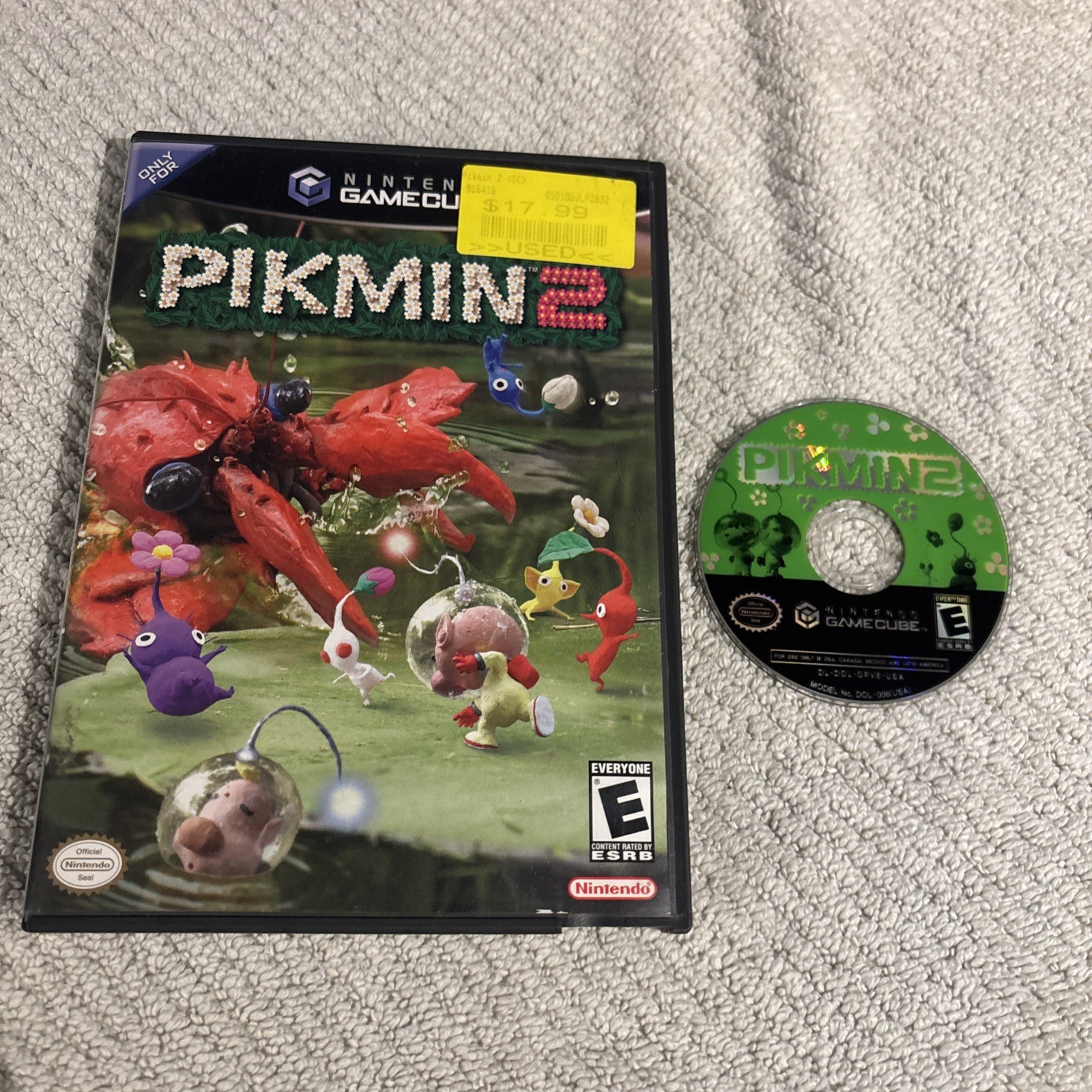 Pikmin 2 (Nintendo GameCube, 2004) No Manual Tested Works