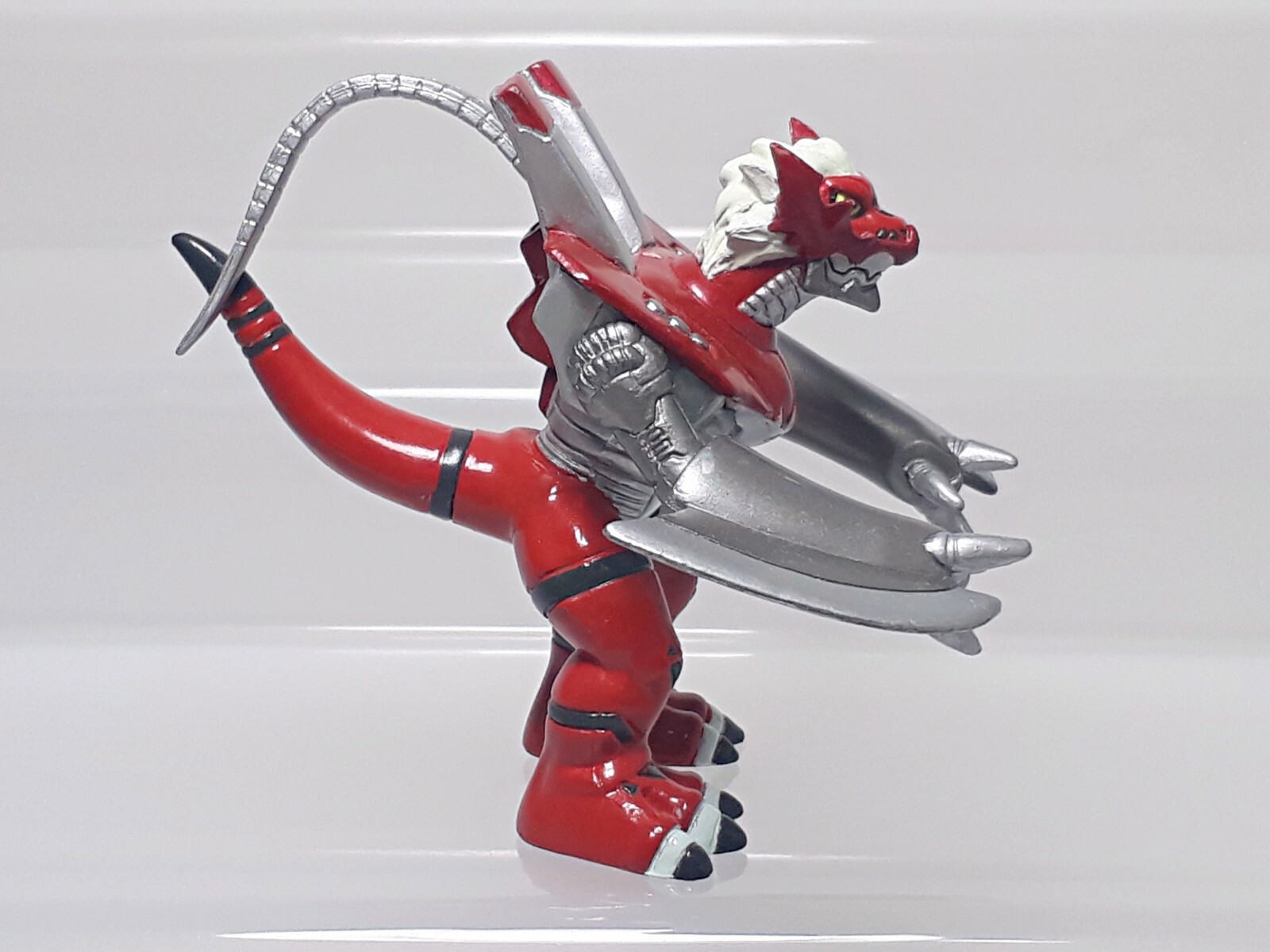 WarGrowlmon Digimon Tamers Figure Keychain Banpresto 2001 G08 2.4in