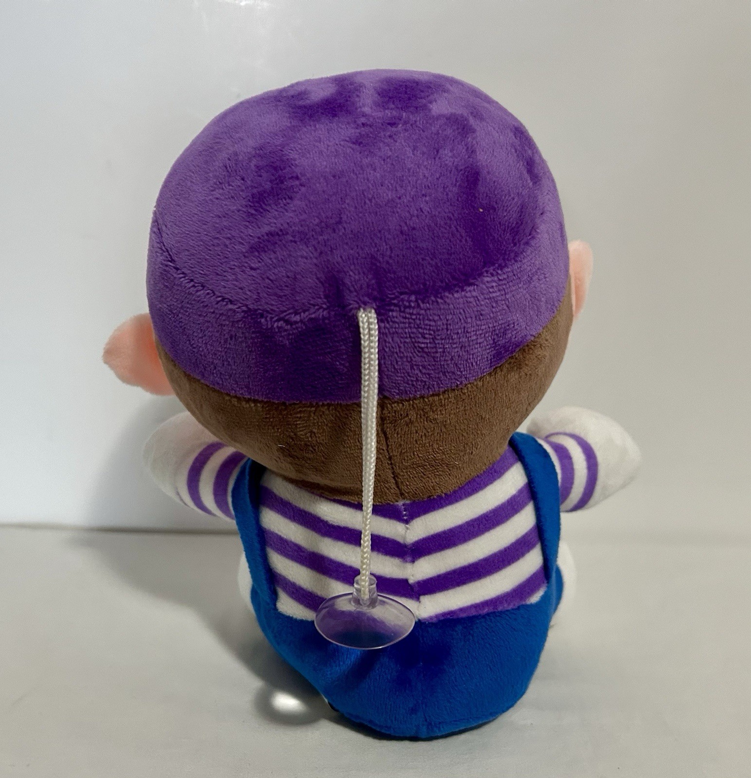 Bootleg/Knockoff Baby Luigi Mario Purple & Blue Unbranded Plush 9”