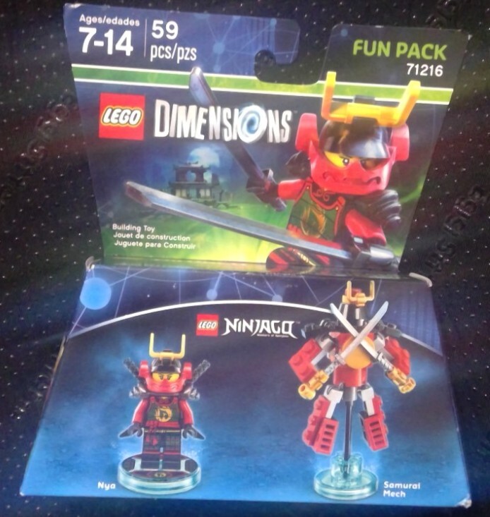Lego Ninjago Nya Samurai Mech Fun Pack 59 Pieces 71216 Lego Dimensions Brand New
