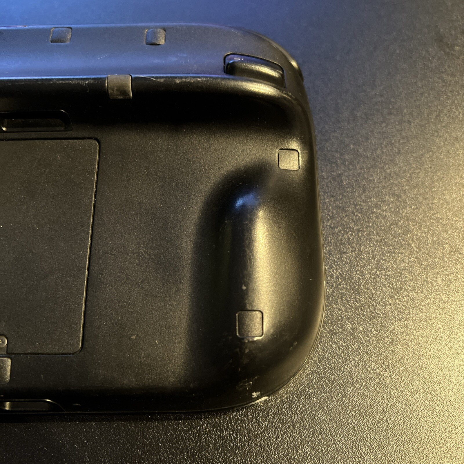 Nintendo Wii U Black Gamepad – Cracked Screen WUP-010 USA – For Parts Repair