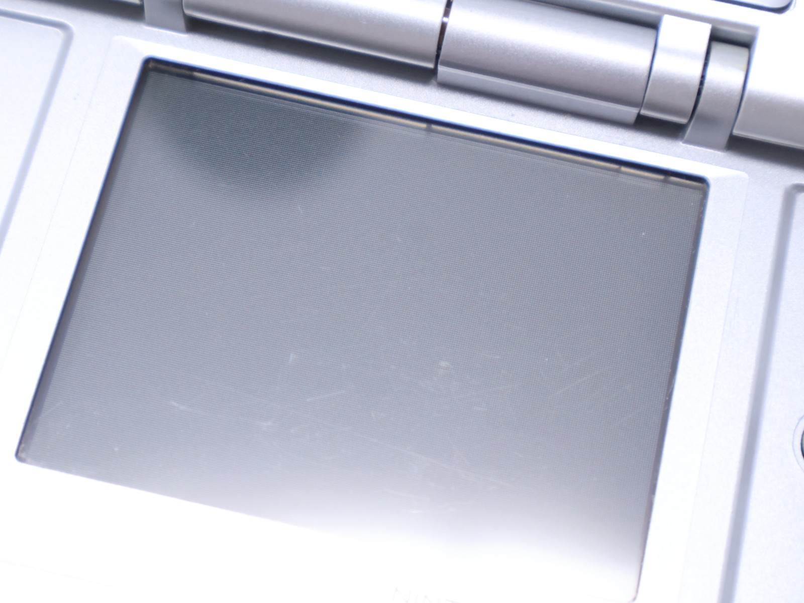 Nintendo DS Handheld Console Tested Working Titanium Silver w/ Charger & Stylus