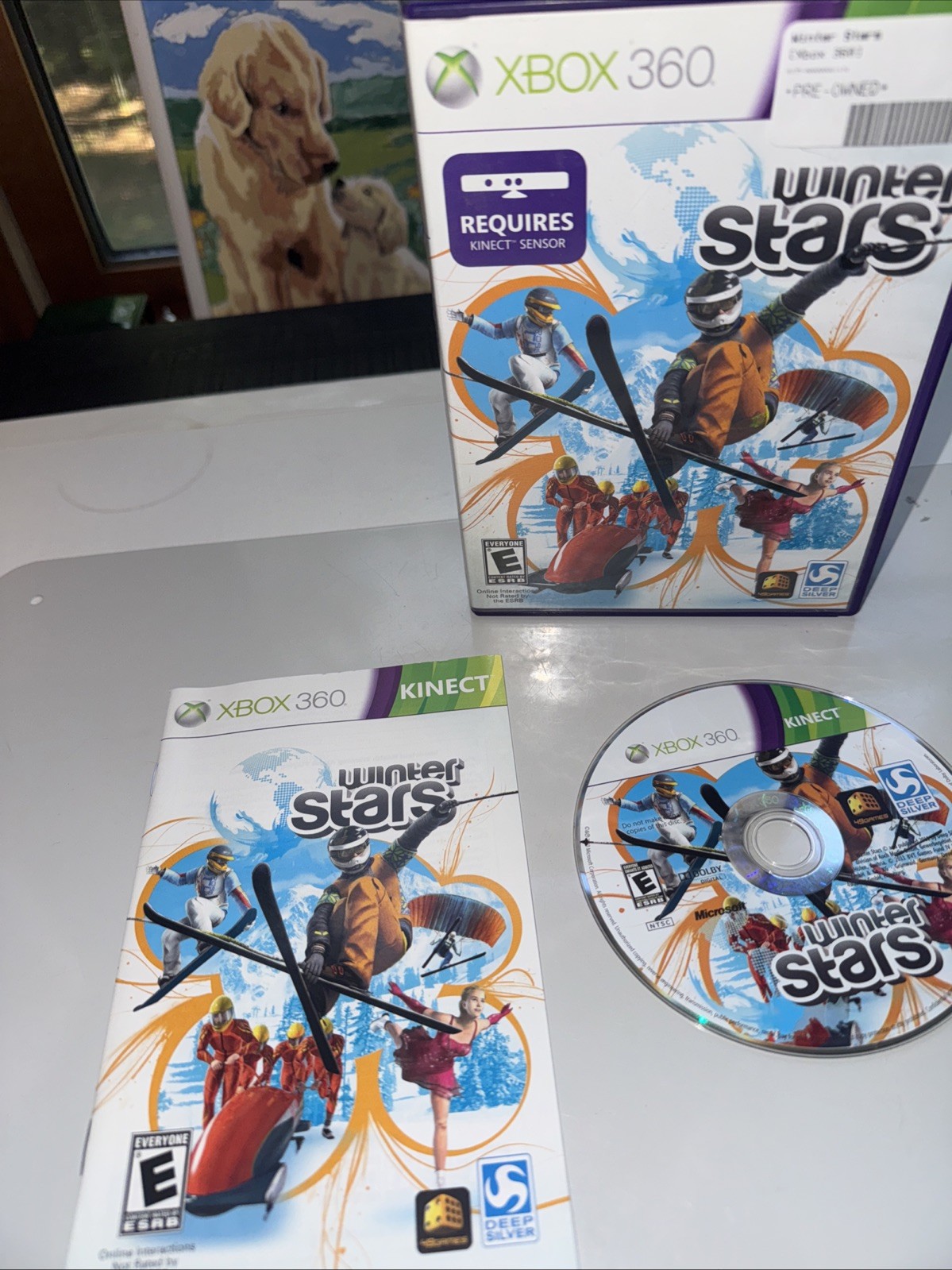 Winter Stars (Microsoft Xbox 360, 2011). Tested. CIB. Very Good Condition