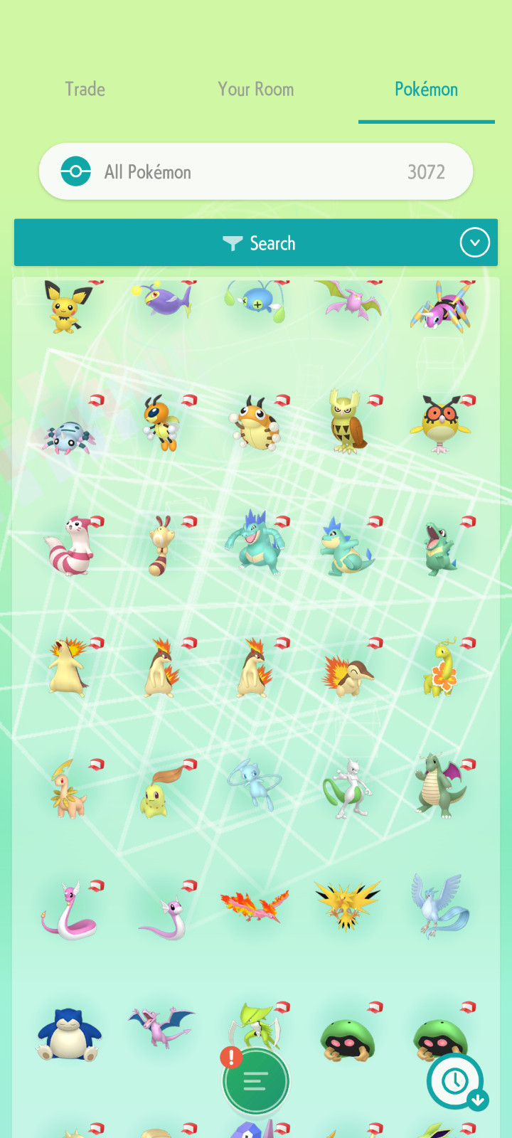 Pokémon HOME Gen 1-2 VC Shiny Living Dex Complete Pokedex 1-251 Virtual Console