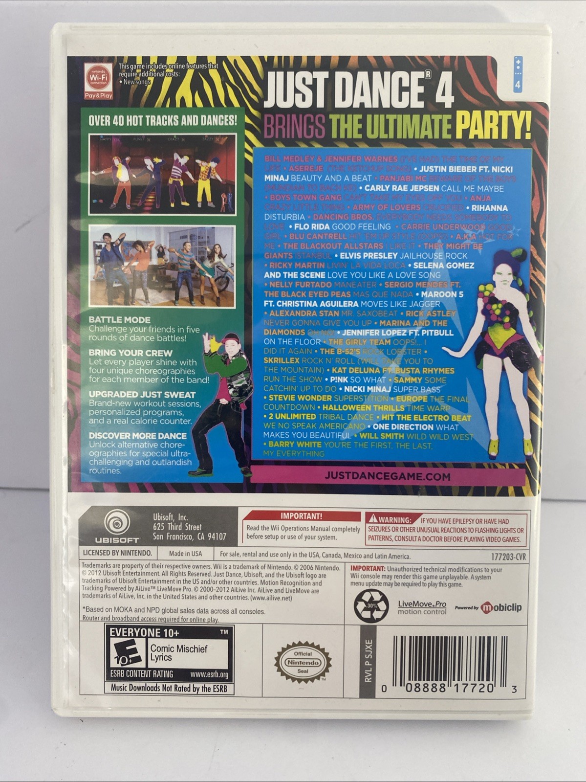 Just Dance 4 – Nintend Wii Sequel To The Worlds #1 Best Selling DanceGame Tested
