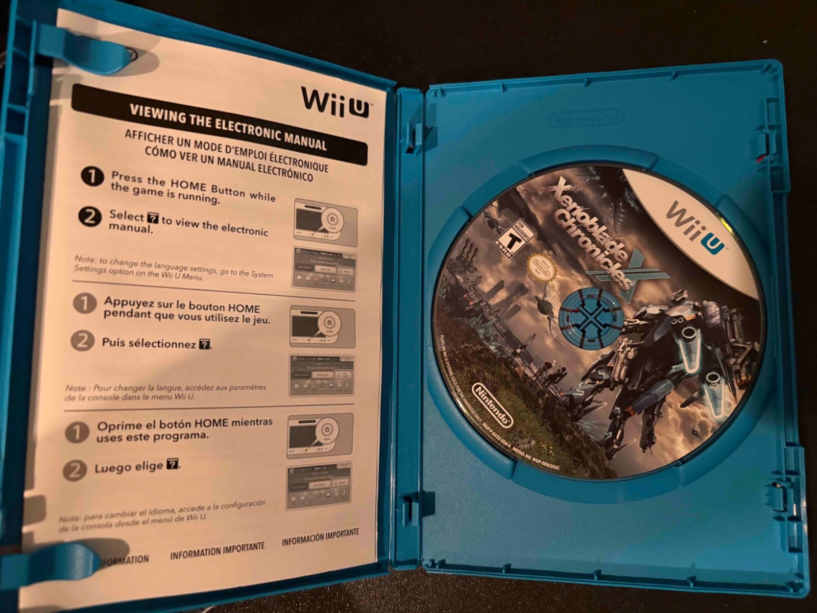 Xenoblade Chronicles X – Special Edition – Nintendo Wii U – see photos
