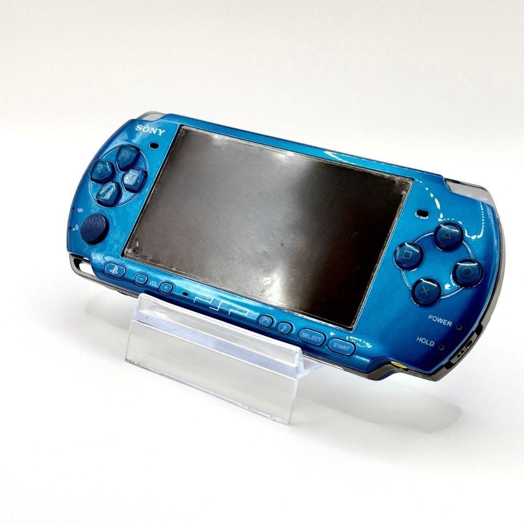 Sony PSP-3000 Vibrant Blue Handheld Console Rare Color 12