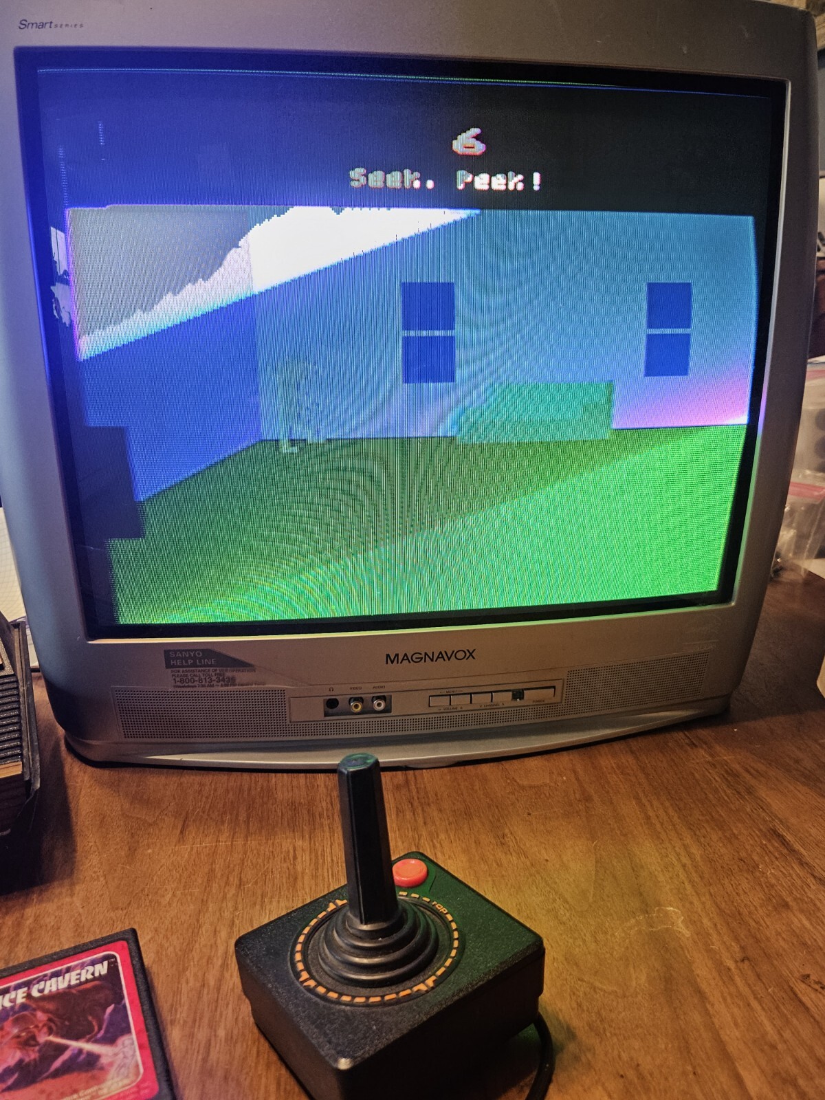 Sneak’n Peek game cartridge for Atari 2600 NTSC USED tested 1982 Vidtec