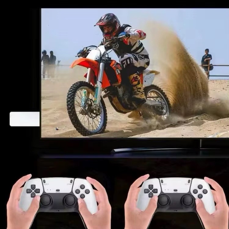 4K Ultra HD Arcade Hub 64G Two Player Offline TV Gaming Console Plug & Play Gift