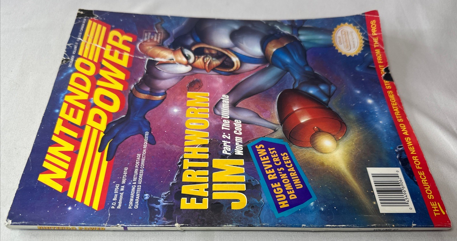 Nintendo Power Magazine 67 1994 Earthworm Jim w/ Poster + Cards + Inserts