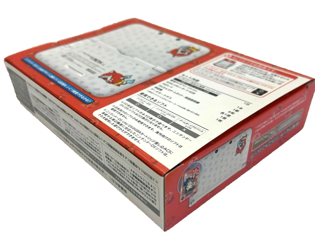 Nintendo 3DSLL Yo-kai Watch Jibanyan Pack Boxed Tested Working Japan