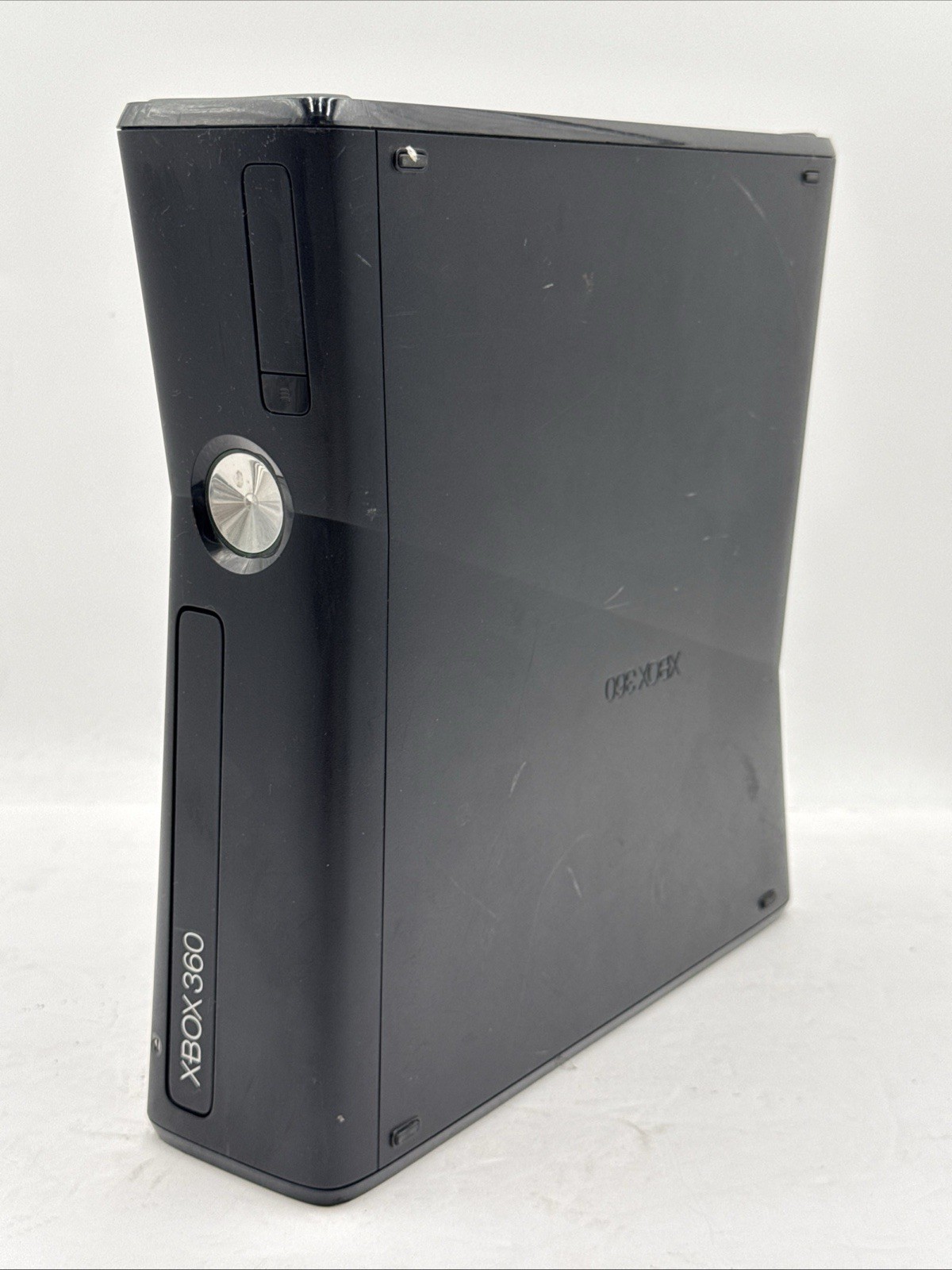 Microsoft Xbox 360 Slim Console Model 1439 4GB + Controller & Cables – Working