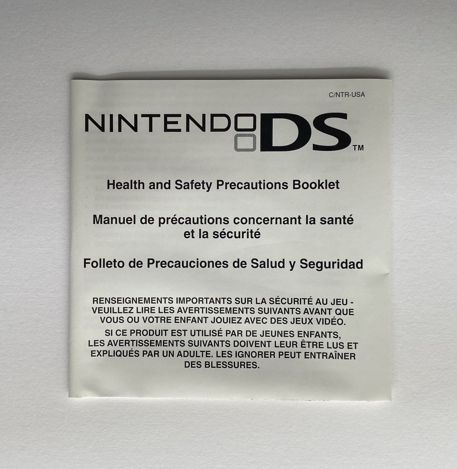 Nintendo-DS-2009-TouchMaster 3-No Game-Yes Manual-Yes Box-Give Your Game A Home-