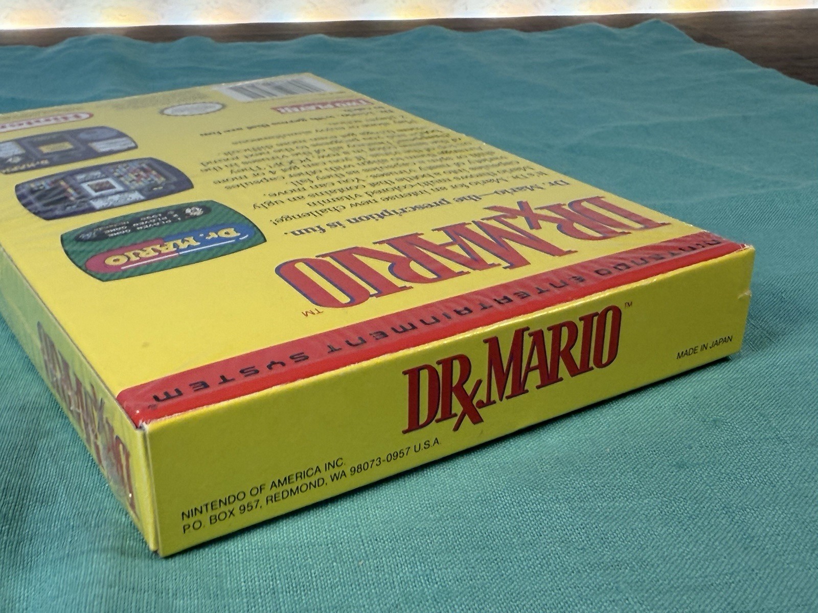 Dr. Mario (Nintendo NES, 1990) CIB Complete With Inserts Authentic