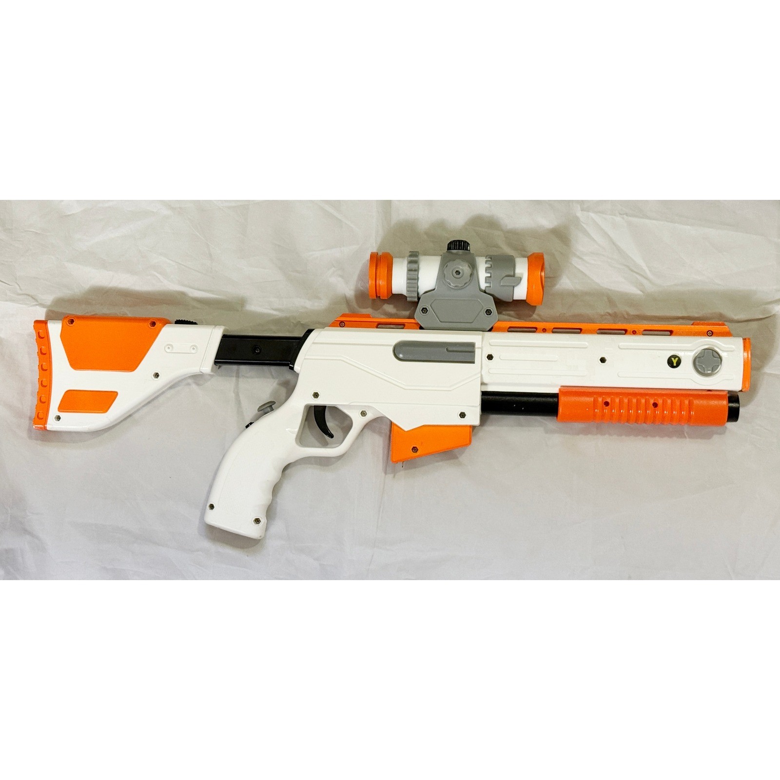 Cabela’s Top Shot Elite Wireless Controller Xbox 360 White Orange Rifle Scope