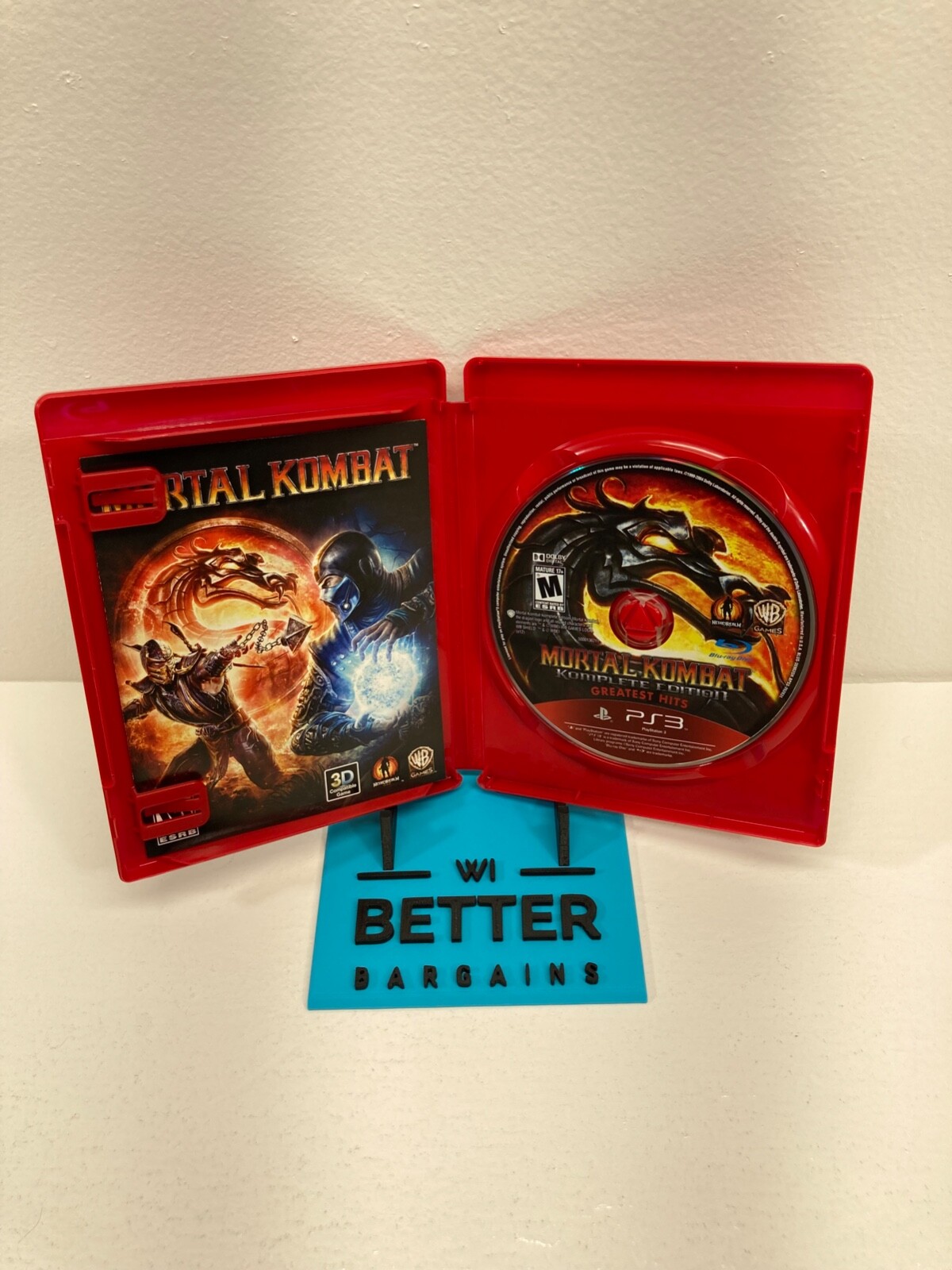Mortal Kombat Komplete Edition PS3 Greatest Hits *MINT* Complete/Tested/Works!