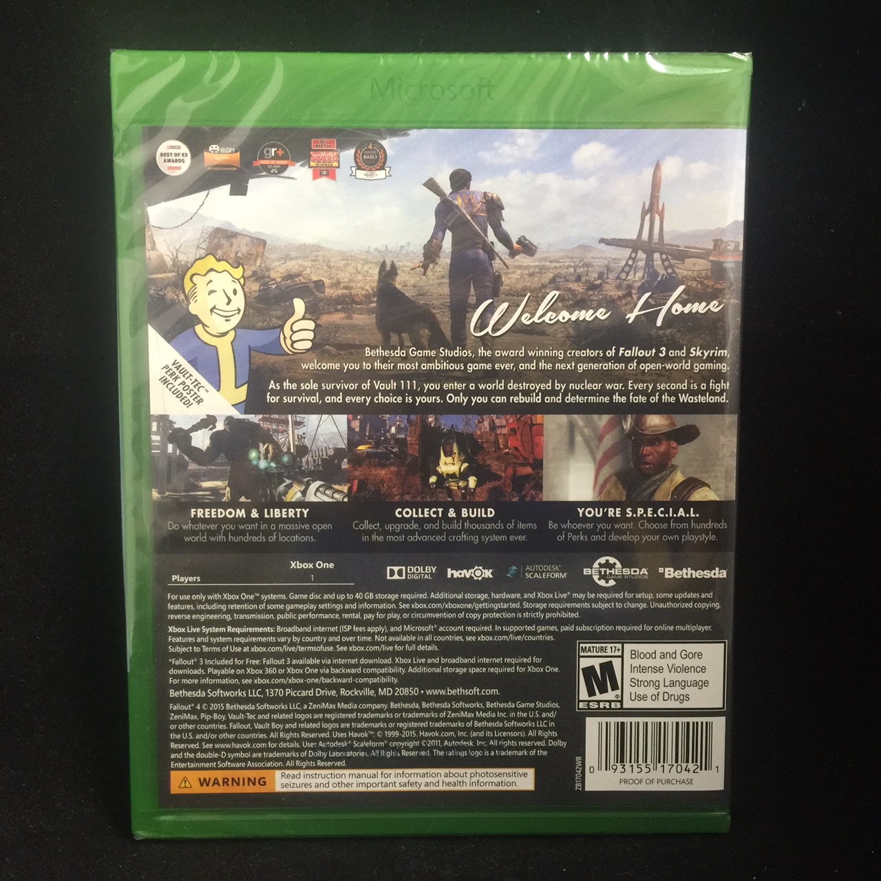 Fallout 4 (Microsoft Xbox One,2015) BRAND NEW / Region Free