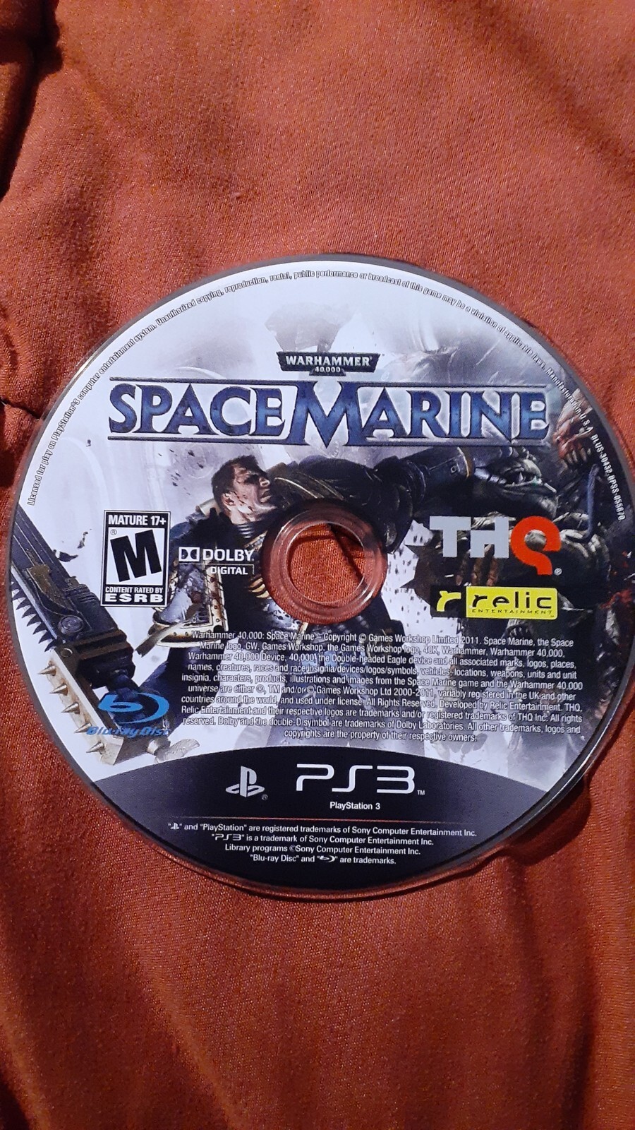 Warhammer 40,000: Space Marine (Sony PlayStation 3, 2011)
