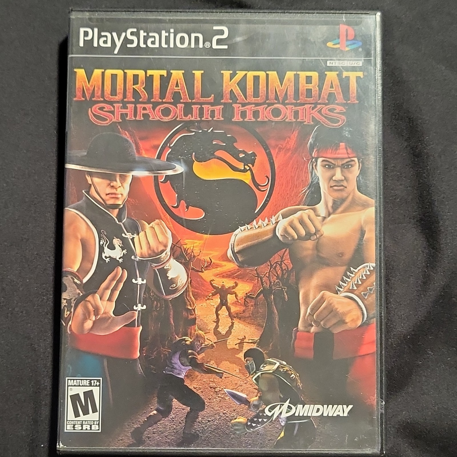 Midway Mortal Kombat: Shaolin Monks PS2 Manual Included Multiplayer NTSC-U/C