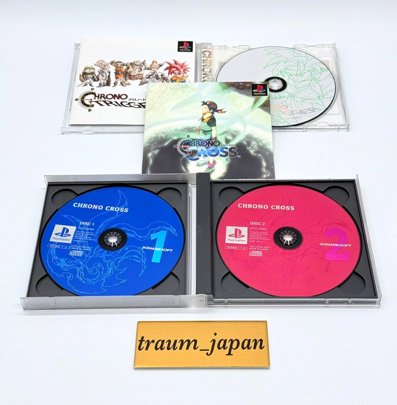 Chrono Trigger Cross Valkyrie Profile Set PlayStation PS1 PS2 Square Enix Tested
