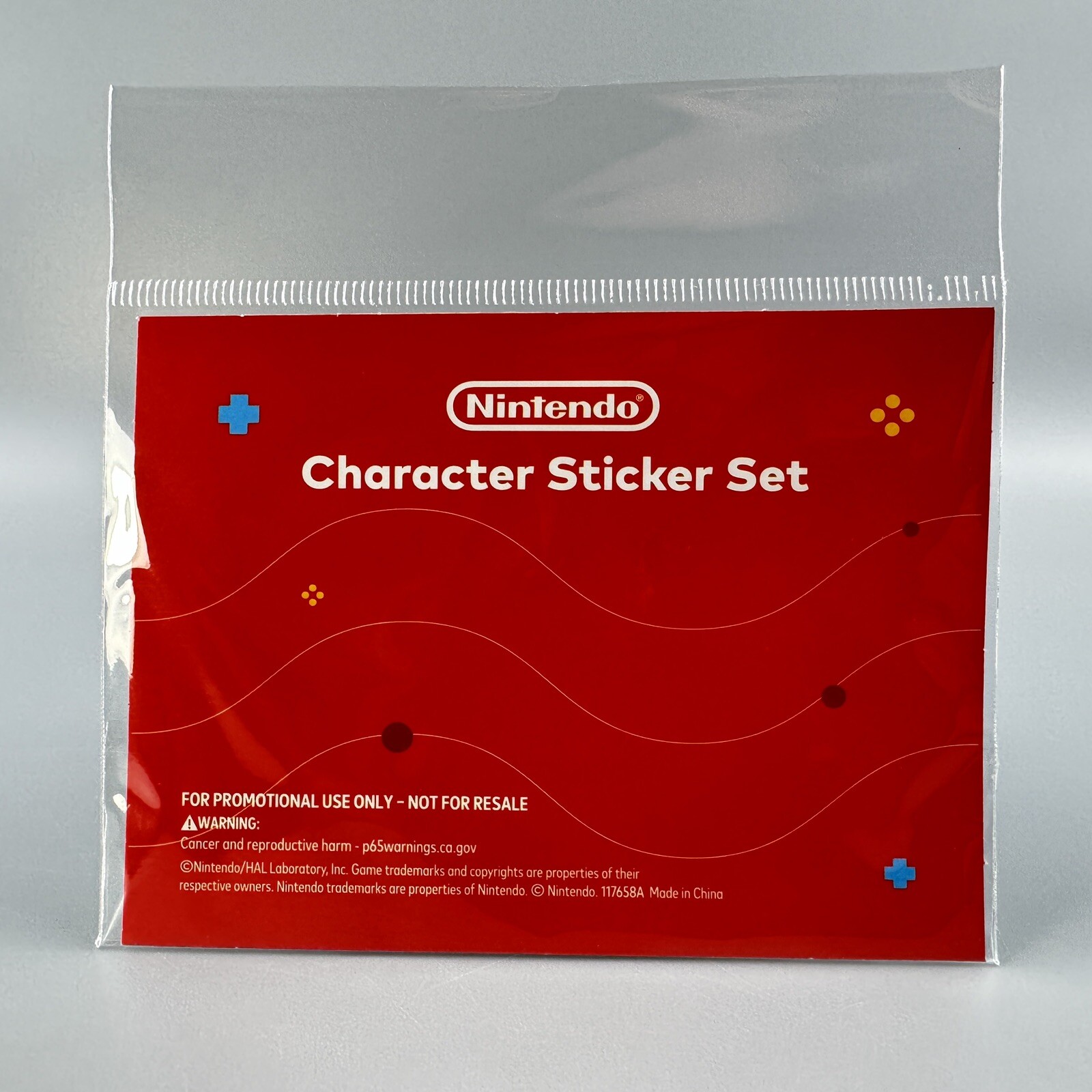 Authentic Nintendo Switch Character Card Set & Sticker Set Limited Promo 2022